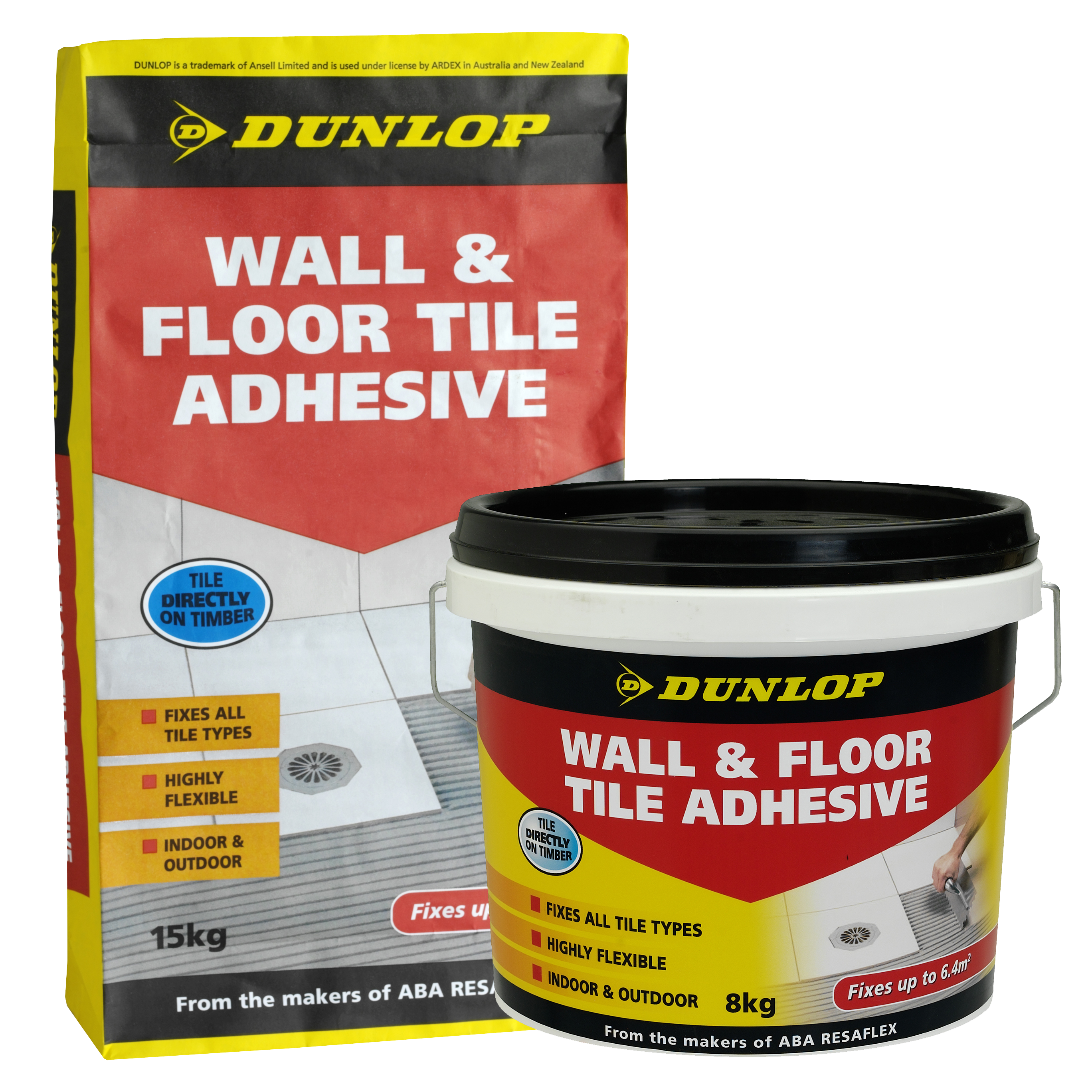 Dunlop Building Products - Dunlop SUPER Lite Tile Adhesive is our premier,  silica free adhesive offering users a high bond light weight mastic adhesive.  Suitable for most tiling applications, our revised silica